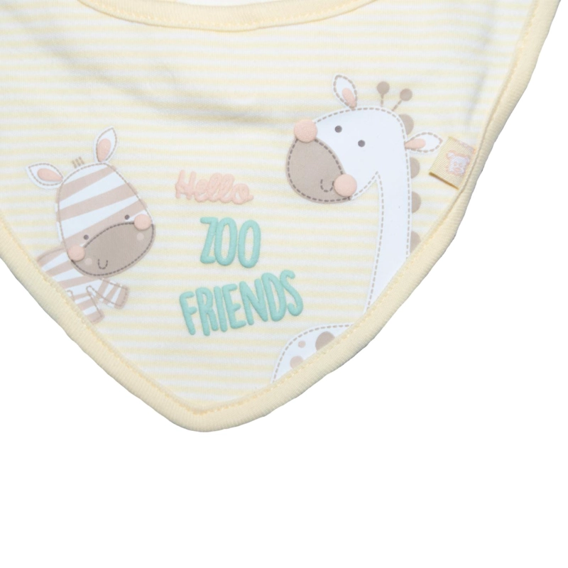 PACK 2 BABEROS RECIE N NACIDO UNISEX AMARILLO PILLIN - 2