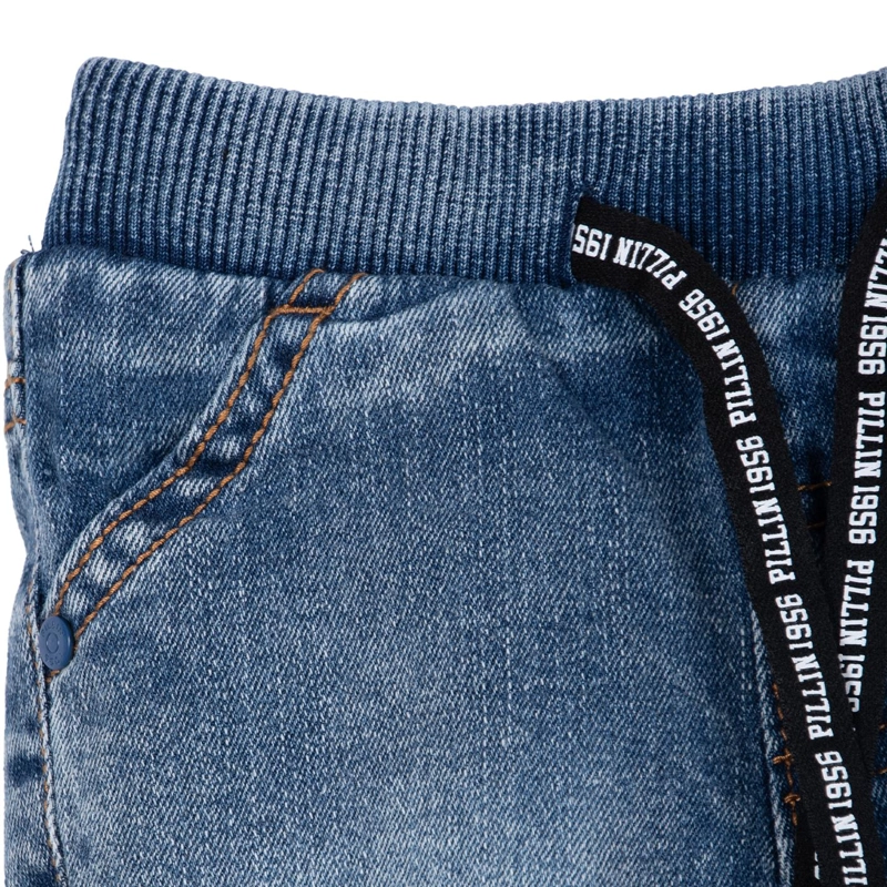 BERMUDA BEBE NIÑO CINTURA AJUSTABLE DENIM PILLIN - 3