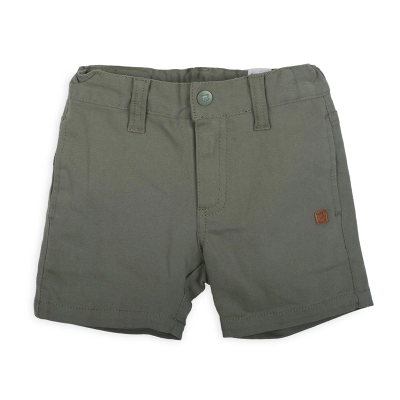 BERMUDA BEBE NIÑO CINTURA AUTOAJUSTABLE VERDE PILLIN - 1