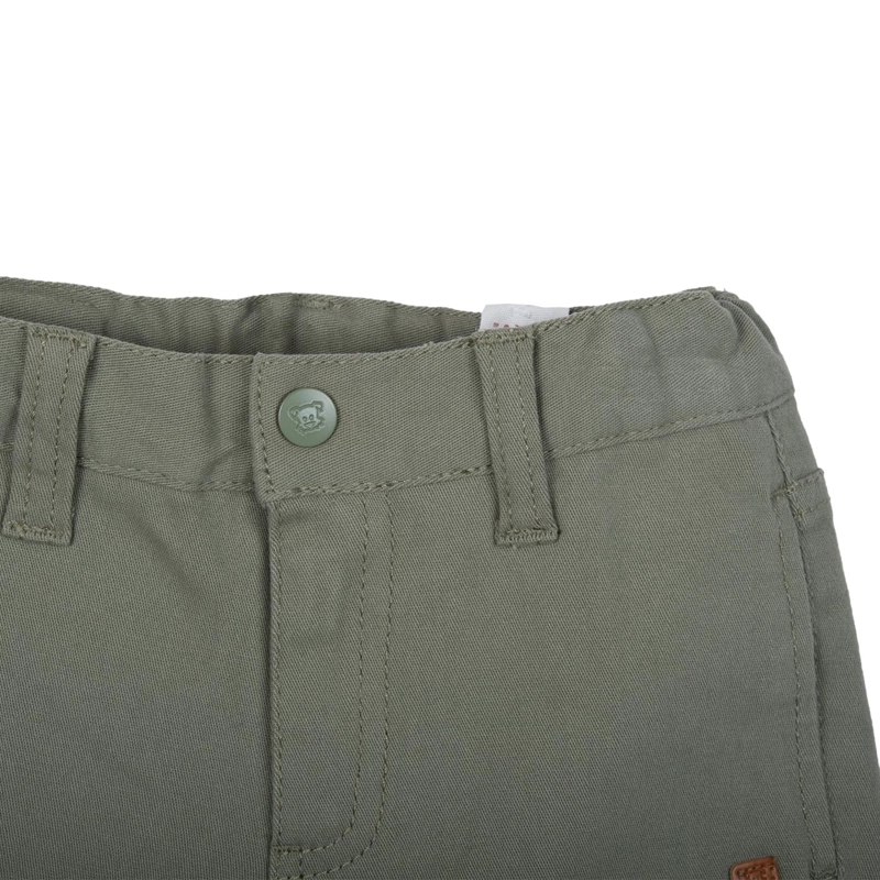 BERMUDA BEBE NIÑO CINTURA AUTOAJUSTABLE VERDE PILLIN - 3