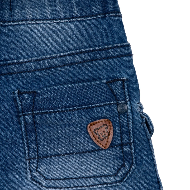 BERMUDA BEBE NIÑO CARGO DENIM PILLIN - 4