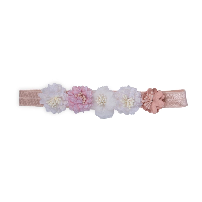 SET CINTILLO Y  PINCHES BEBE NIÑA FLORAL SURTIDO PILLIN - 1