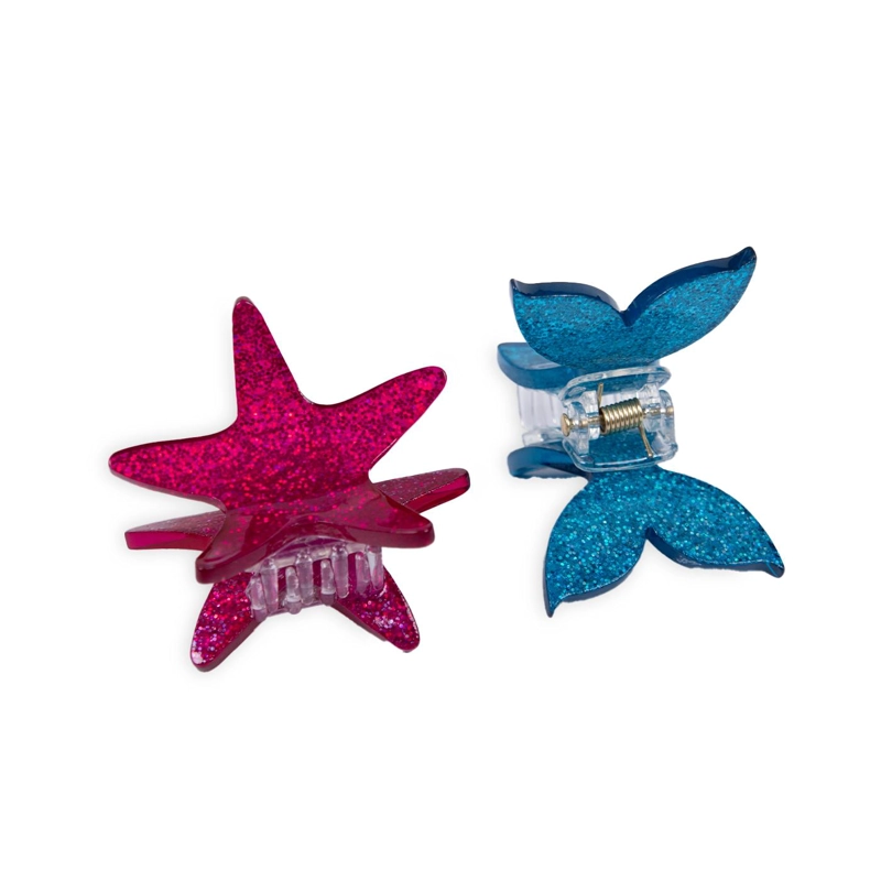 SET DE 4 PINCHES BEBE NIÑA GLITTER SURTIDO PILLIN - 1