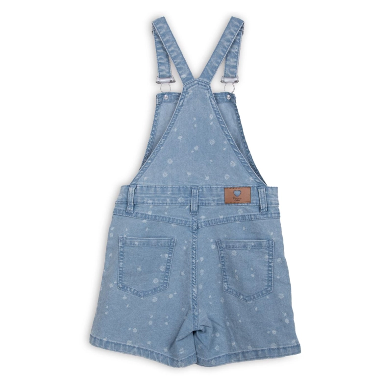 JARDINERA NIÑA FALDA SHORT CORAZON DENIM PILLIN - 2