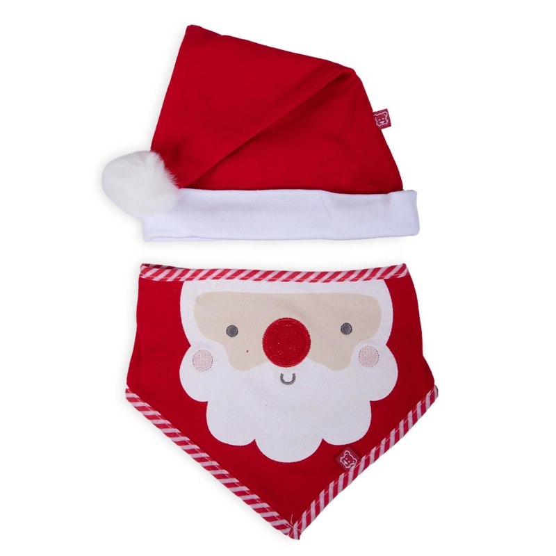 SET NAVIDAD RECIEN NACIDO UNISEX PASCUERO ROJO PILLIN - 1