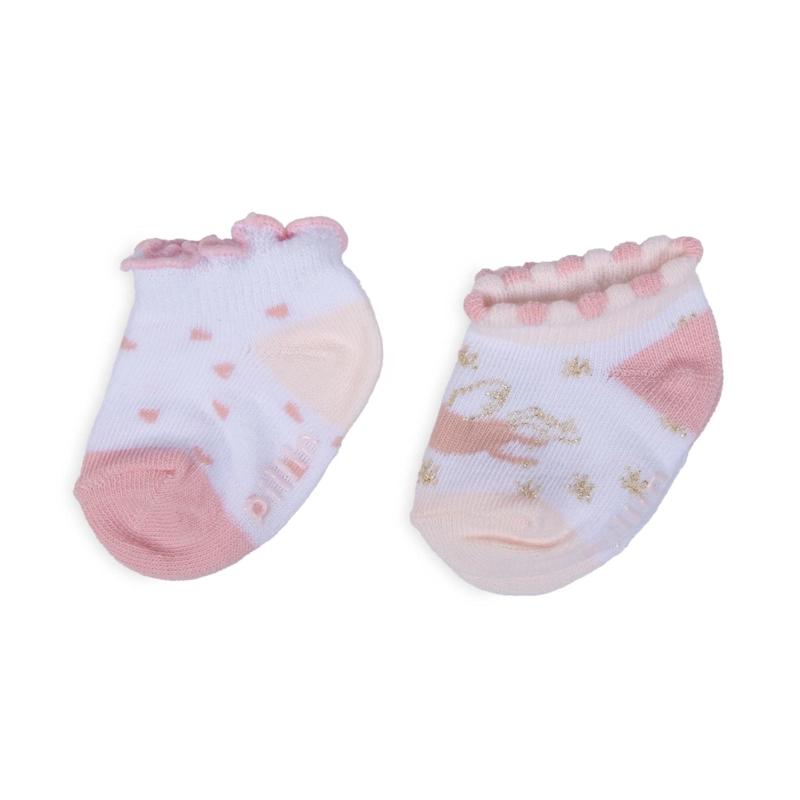 PACK DE 2 CALCETINES RECIEN NACIDO NIÑA UNICORNIO SURTIDO PILLIN - 1