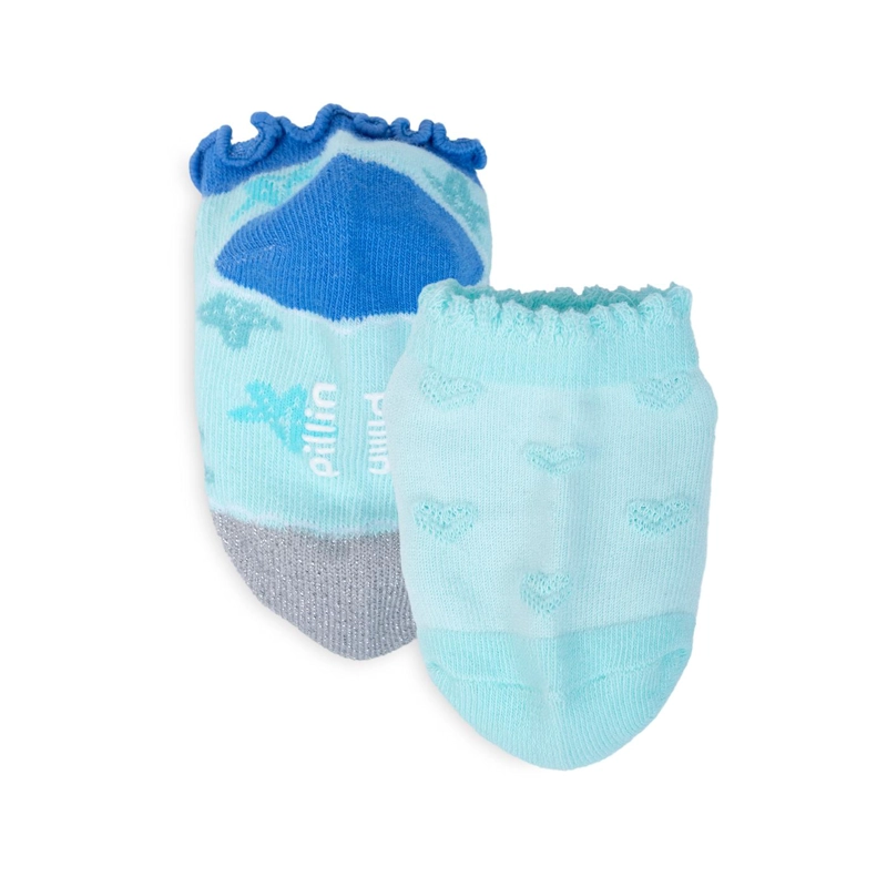 PACK DE 3 CALCETINES BEBE NIÑA ALGODON ESTRELLAS SURTIDO PILLIN - 3