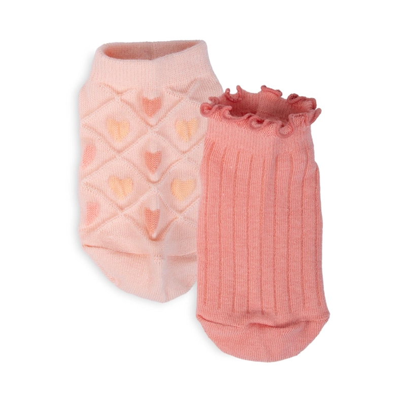 PACK DE 3 CALCETINES NIÑA ALGODON CORAZONES SURTIDO PILLIN - 3