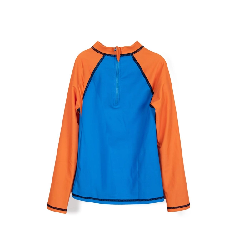 POLERA UV NIÑO MANGA LARGA PROTECCION UV NARANJO PILLIN - 2
