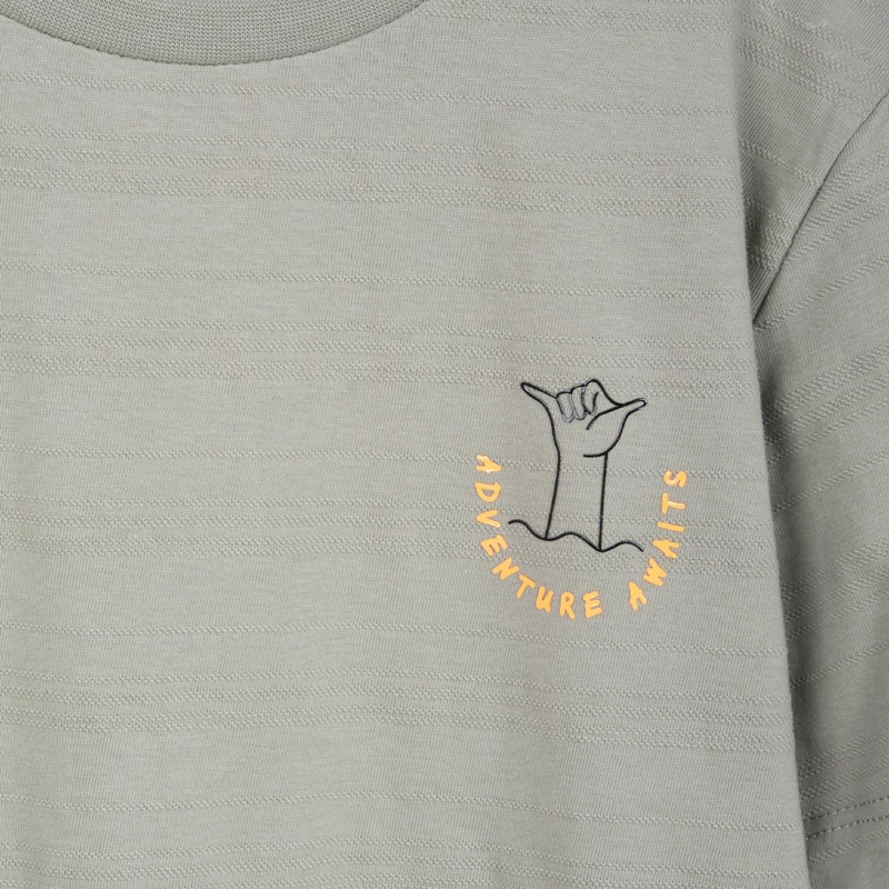 POLERA NIÑO MANGA CORTA RAYAS SAFARI PILLIN - 3