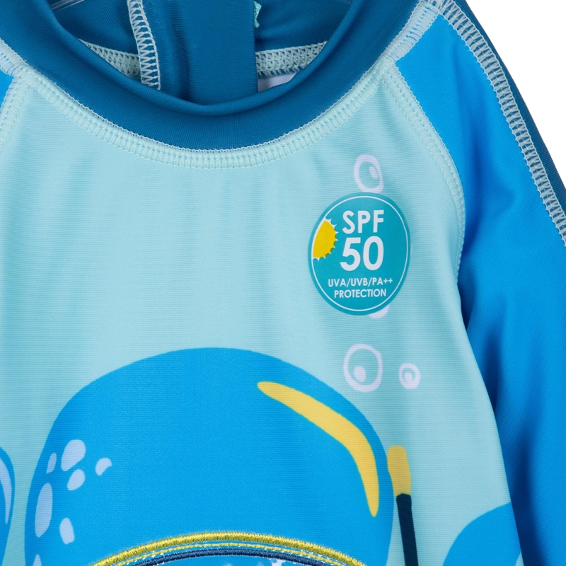 TRAJE DE BAÑO BEBE NIÑO PROTECCION UV PULPO CALIPSO PILLIN - 3