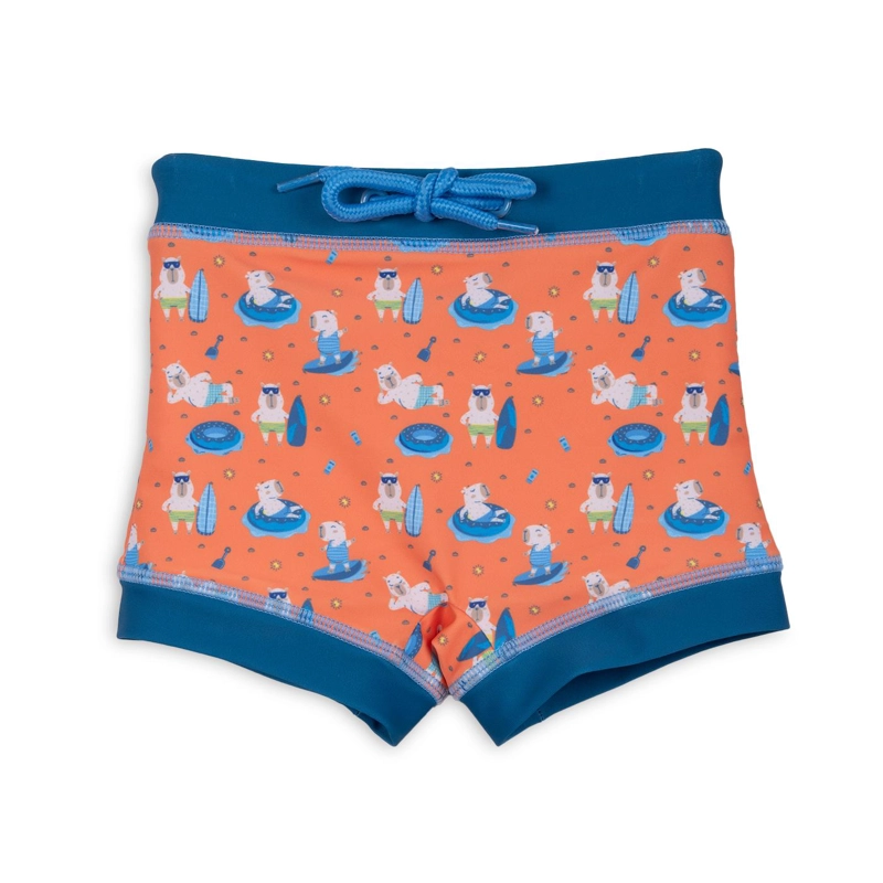 TRAJE DE BAÑO BEBE NIÑO 2 PIEZAS PROTECCION UV  NARANJO PILLIN - 3