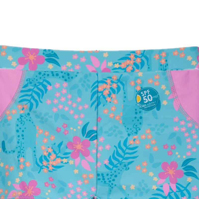 SHORT DE BAÑO NIÑA ESTAMPADO TURQUESA PILLIN - 3