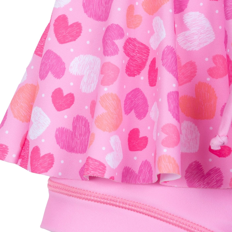TRAJE DE BAÑO BEBE NIÑA 2 PIEZAS PROTECCION UV ROSADO PILLIN - 5