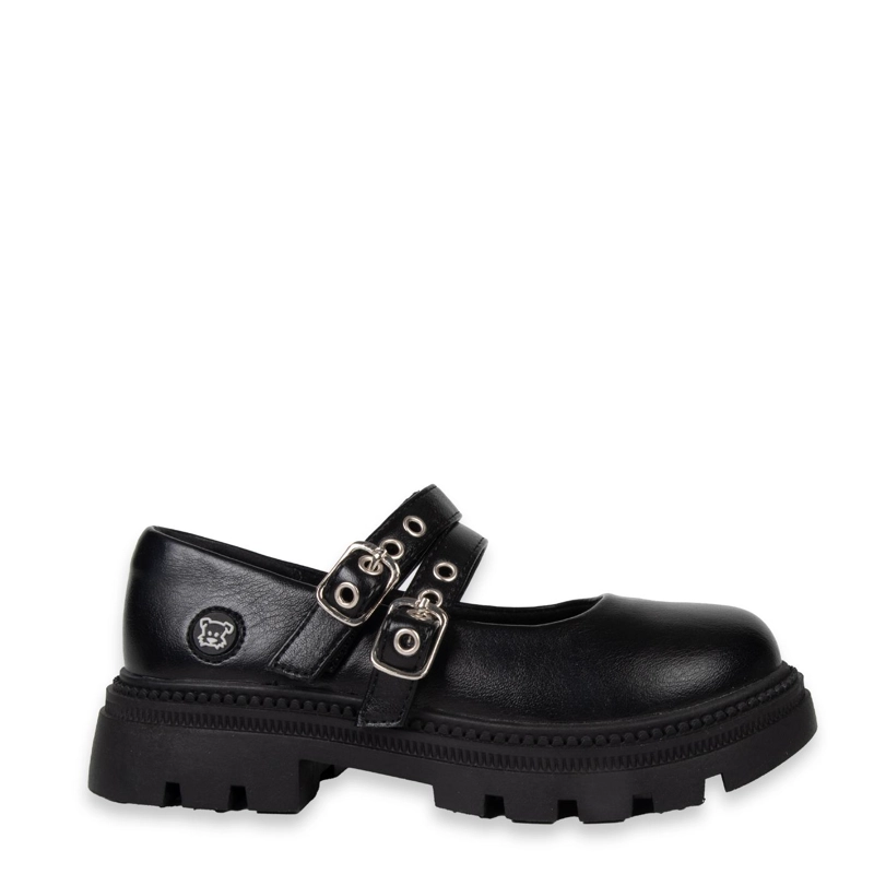 BALLERINA NIÑA CON VELCRO AJUSTABLE NEGRO PILLIN - 2