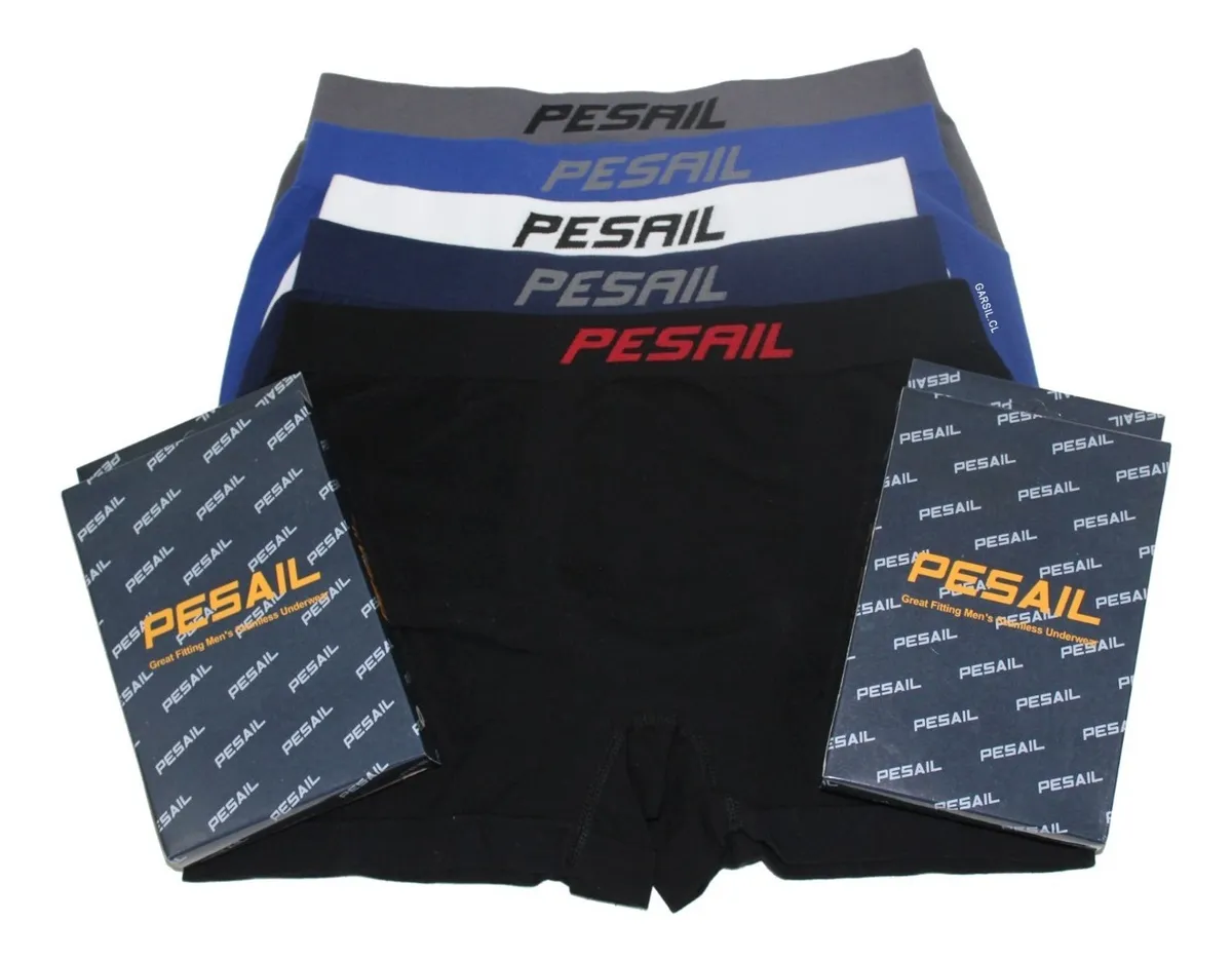 6 BOXER SLIP DE ALGODÓN PARA HOMBRE - SIN COSTURAS - 1