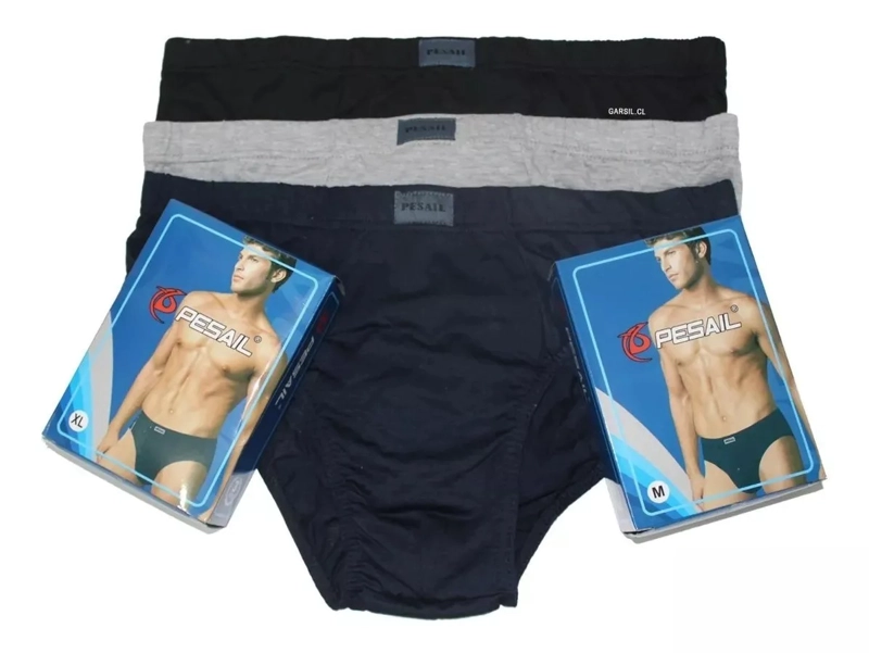 12 SLIP CALZONCILLOS DE ALGODÓN PARA HOMBRE - 3