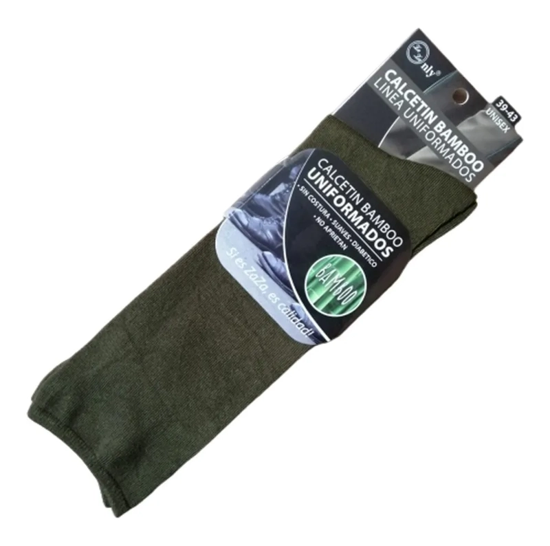 12 PARES DE CALCETINES DE VESTIR PARA UNIFORMADOS HOMBRE CON FIBRA DE BAMBÚ - 3