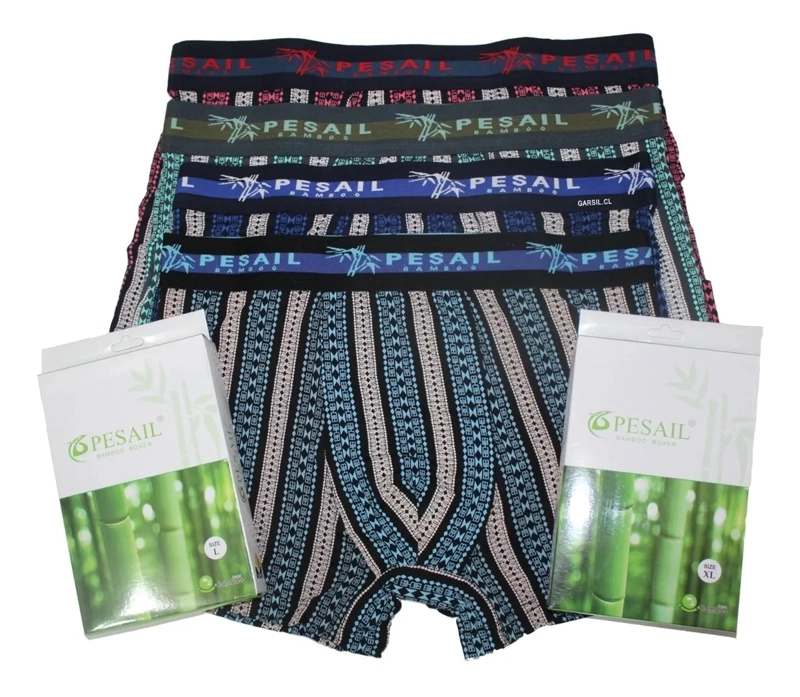 PACK X12 BÓXER HOMBRE PESAIL SLIP CON FIBRA DE BAMBO - 3