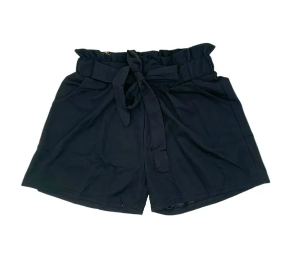 SHORT CASUAL TIRO ALTO CON PRETINA ELÁSTICA Y LIENZO PARA MUJER - 2