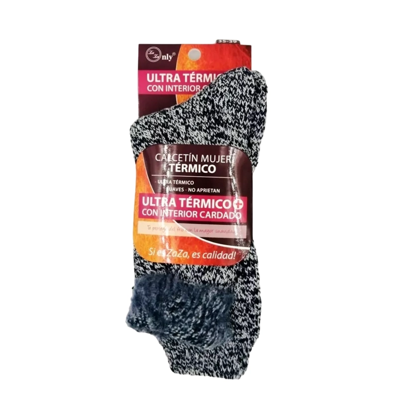 CALCETINES PARA MUJER ULTRA TÉRMICO - DIABETICOS - SUAVES - DOCENA - 2