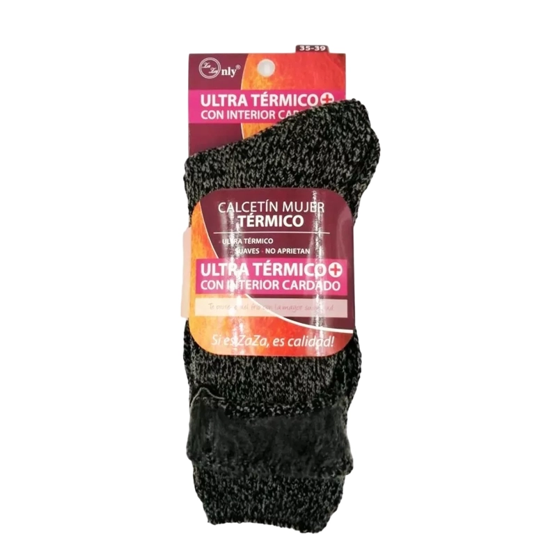 CALCETINES PARA MUJER ULTRA TÉRMICO - DIABETICOS - SUAVES - DOCENA - 3