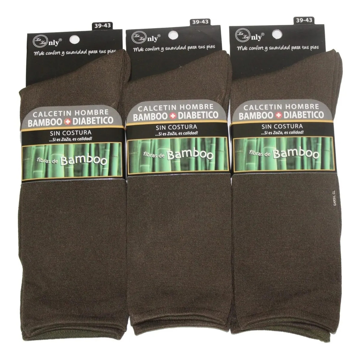 CALCETIN DE BAMBU CARABINERO PARA MUJER - SIN COSTURAS - SIXPACK - 1