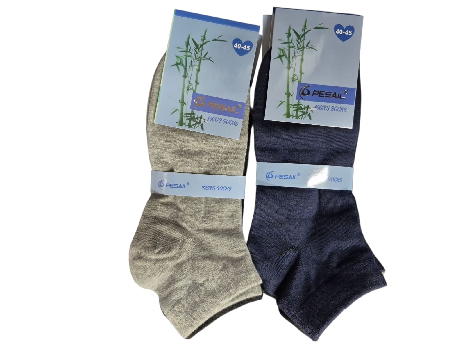 TOBILLERAS CALCETAS CON FIBRA DE BAMBÚ PARA HOMBRE - DOCENA - 2