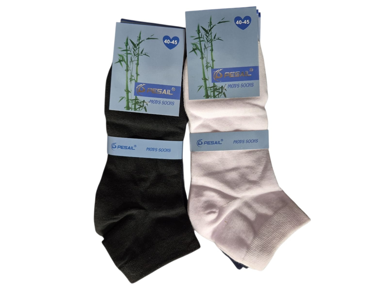 TOBILLERAS CALCETAS CON FIBRA DE BAMBÚ PARA HOMBRE - DOCENA - 3