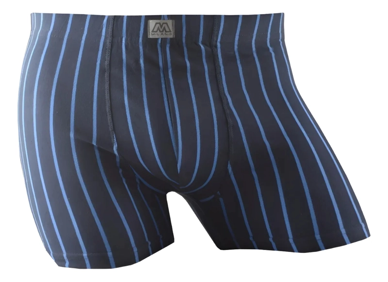 X6 BOXER SHORT PARA HOMBRE DE ALGODON - DISEÑO RAYAS - 1