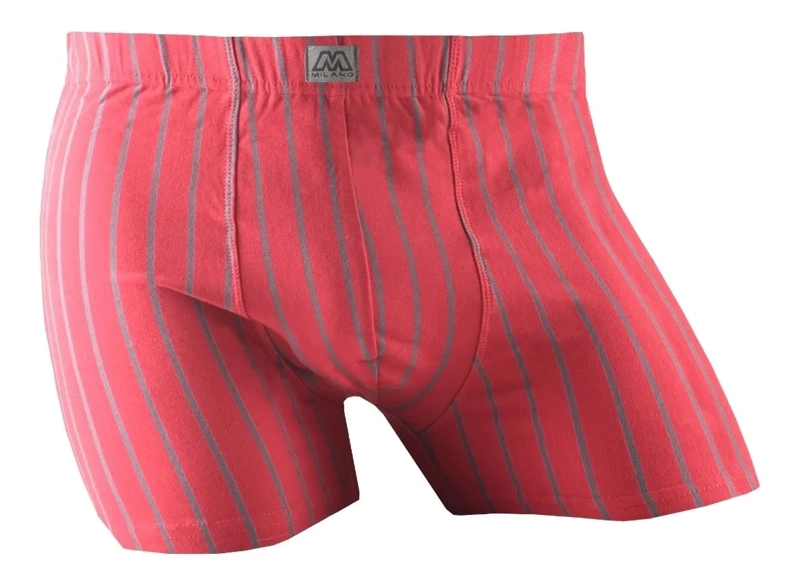X6 BOXER SHORT PARA HOMBRE DE ALGODON - DISEÑO RAYAS - 3