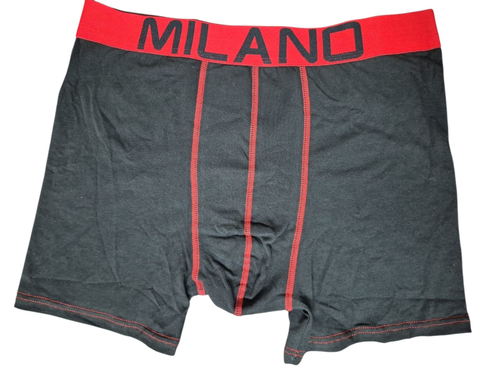 X3 BOXER PARA HOMBRE DE ALGODON - PRETINA DE COLORES MILANO - 2