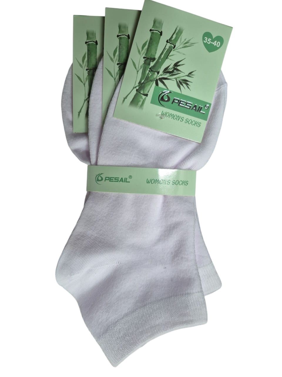 12 TOBILLERAS CALCETAS CORTAS CON FIBRA DE BAMBU PARA MUJER - 4