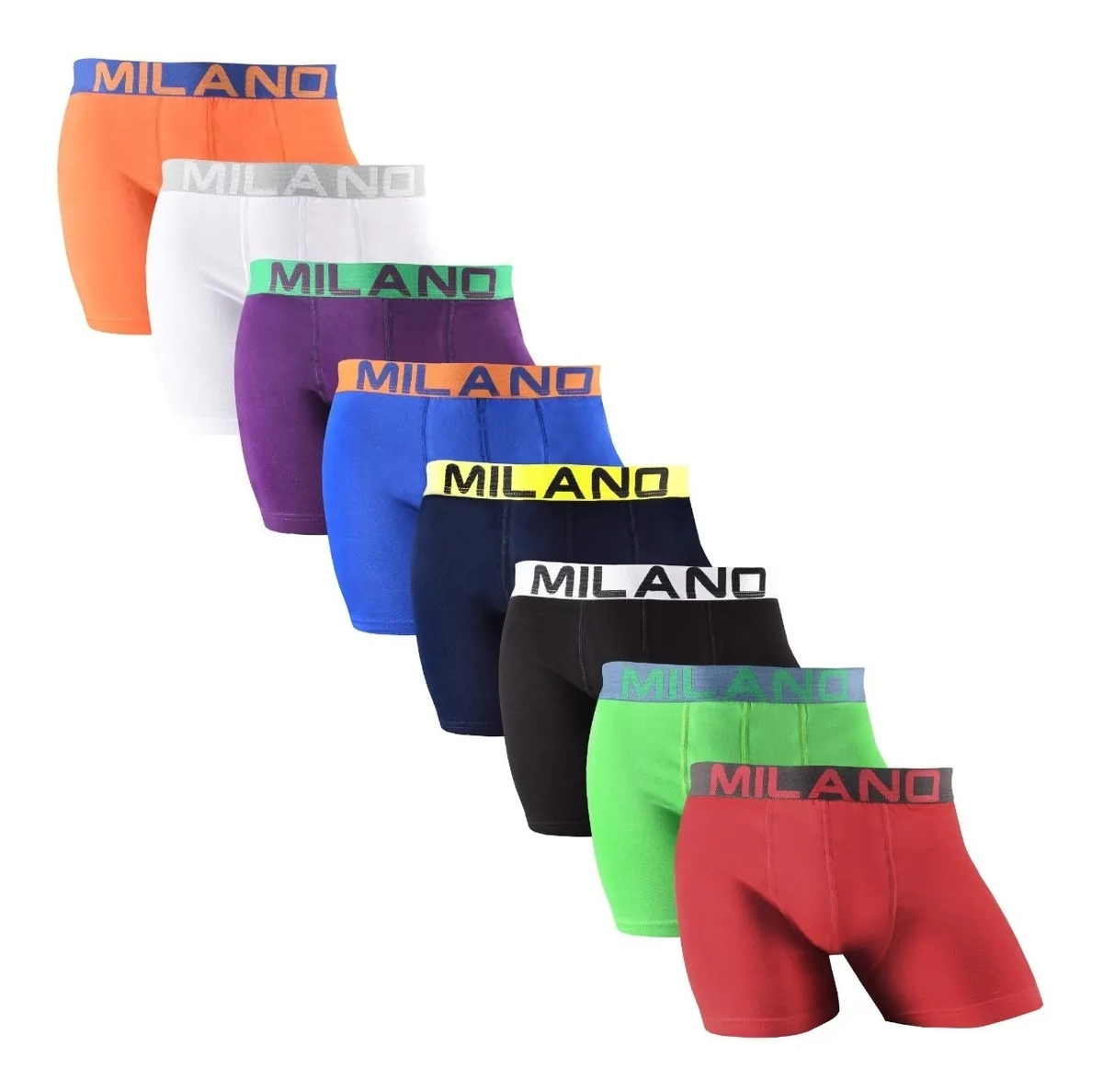 12 BOXER DE ALGODON CON PRETINA PARA NIÑOS - JUVENIL - DOCENA - 1