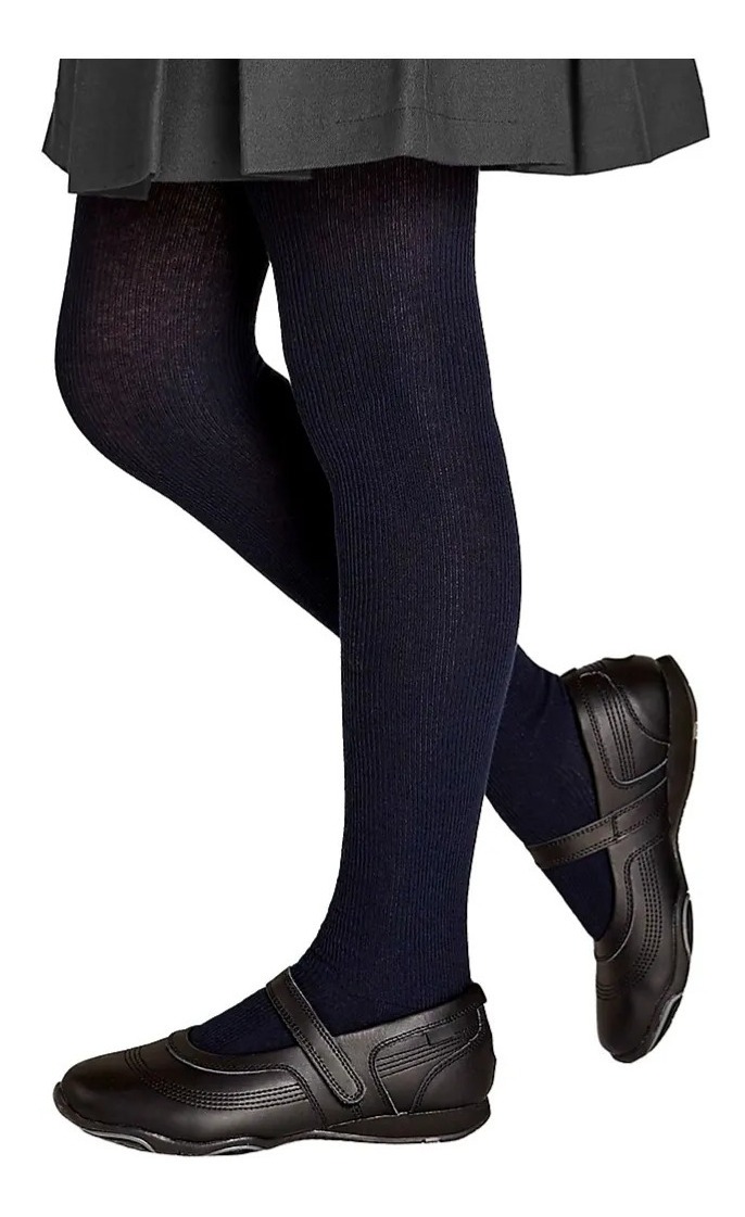 PACK DE 6 PANTYS MEDIAS DE COLEGIO - PANTIMEDIAS ESCOLAR DE ALGODON - UNISEX - 1