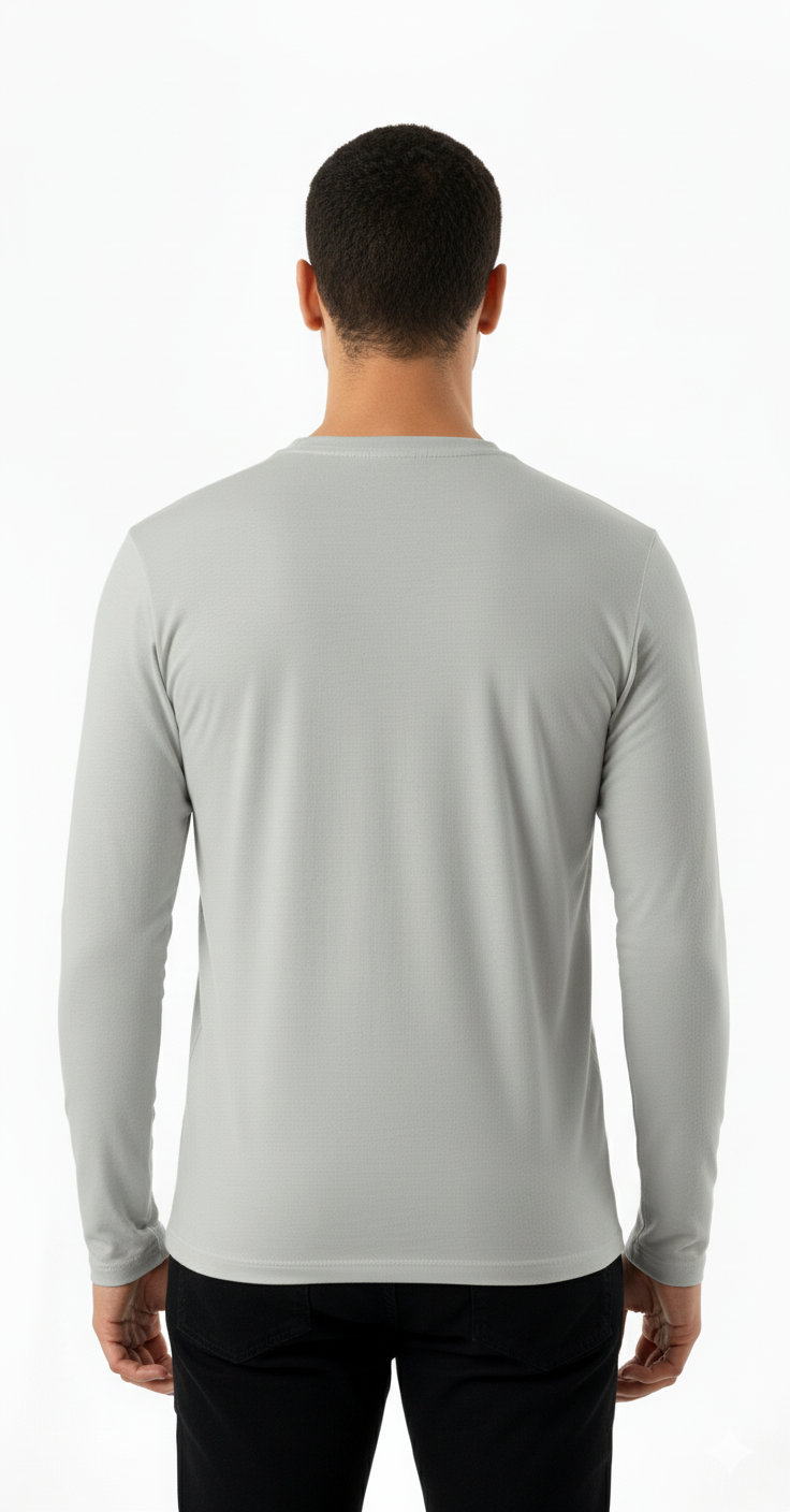 PACK 4 POLERAS CUELLO REDONDO PARA HOMBRE- PRIMERA CAPA CON FIBRA DE BAMBU - 6