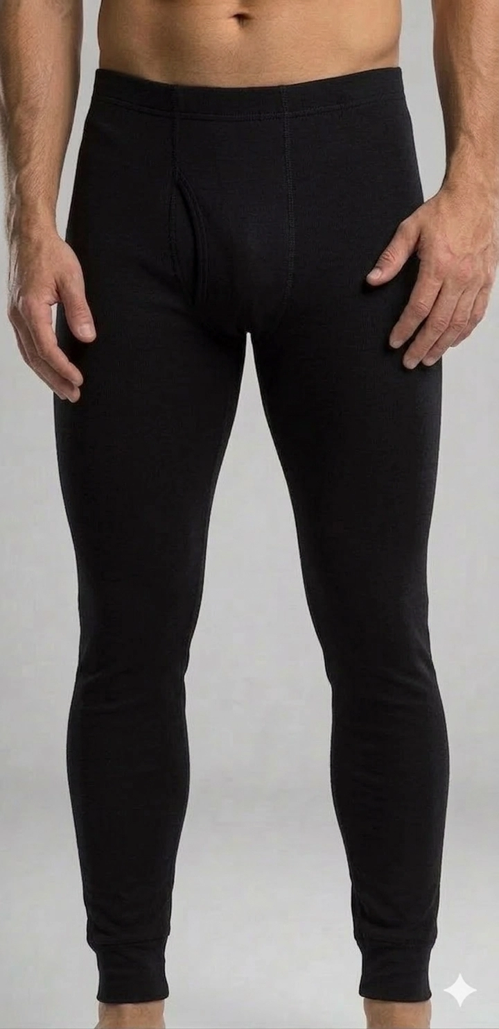 CALZONCILLO LARGO DE ALGODON CON MARRUECO PARA HOMBRE - 1