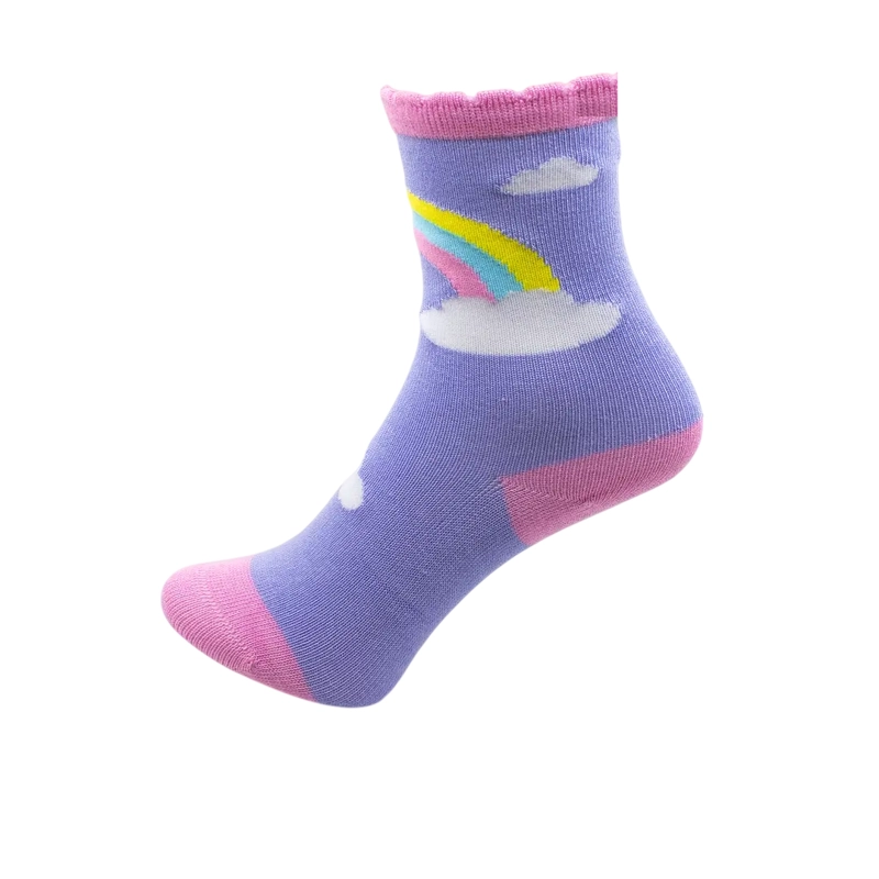 12 PARES DE CALCETINES PARA NIÑAS CON FIBRA DE BAMBU - SIN COSTURAS - 2