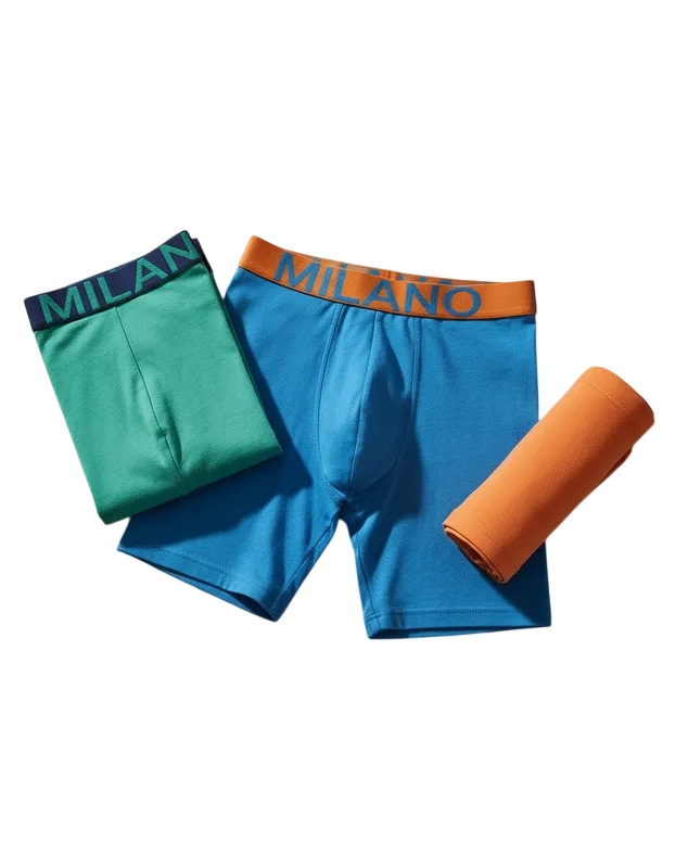 X6 BOXER LARGO DE ALGODON PARA HOMBRE - PIERNA LARGA - 4