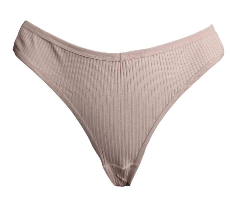 PACK DE 4 CALZONES  COLALES TANGAS PARA MUJER DE ALGODON ELASTICADO - COLORES SURTIDOS - 4