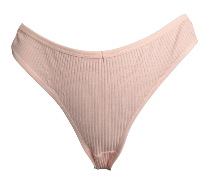 PACK DE 4 CALZONES  COLALES TANGAS PARA MUJER DE ALGODON ELASTICADO - COLORES SURTIDOS - 5