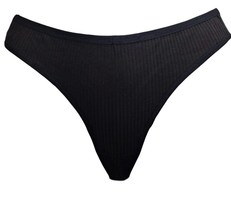 PACK DE 4 CALZONES  COLALES TANGAS PARA MUJER DE ALGODON ELASTICADO - COLORES SURTIDOS - 7