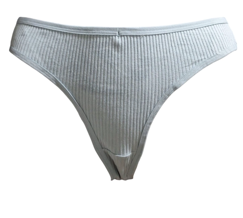 PACK DE 4 CALZONES  COLALES TANGAS PARA MUJER DE ALGODON ELASTICADO - COLORES SURTIDOS - 9