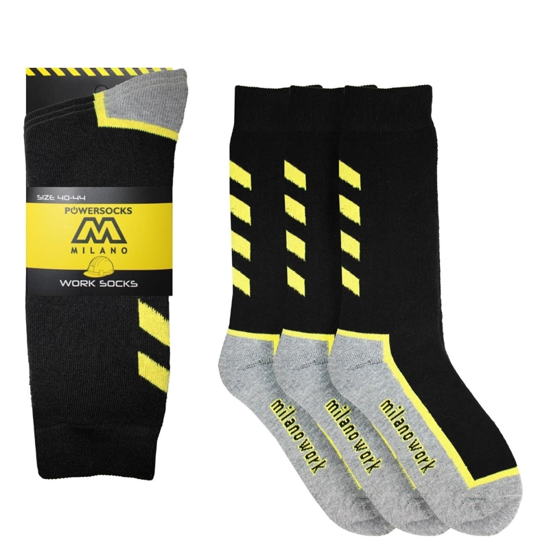 3 PARES DE CALCETAS RESISTENTE CALCETINES DE TRABAJO PARA HOMBRE - 3