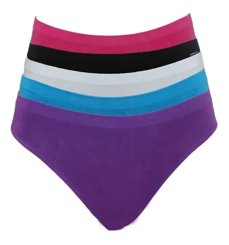 X6 CALZON TIPO BIKINI PARA MUJER CON FIBRA DE COBRE + BAMBU - SIN COSTURAS - 1