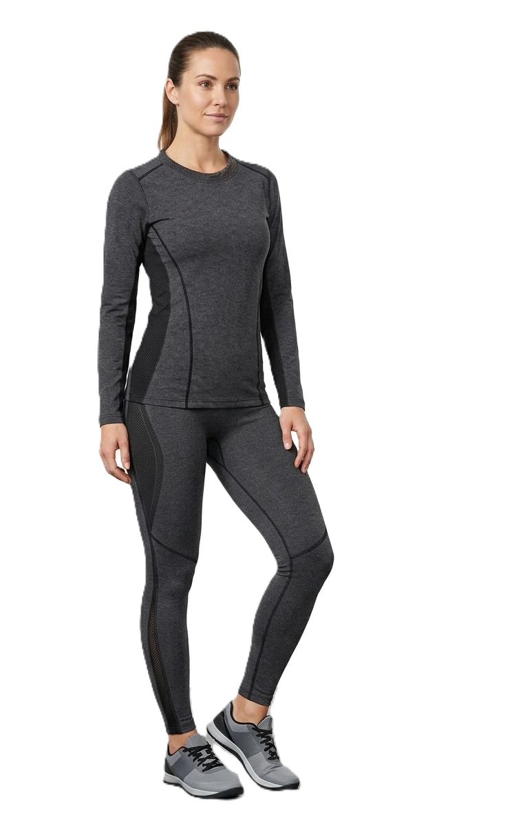 CONJUNTO PRIMERA CAPA MUJER - POLERA + CALZA DE ALGODON - 3