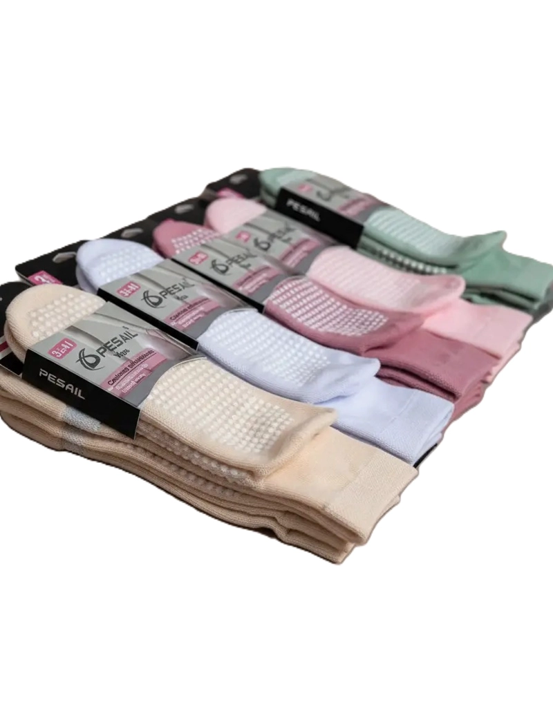 CALCETAS TOBILLERAS ANTIDESLIZANTE DE YOGA DANZA FITNESS - 3 PARES - 3