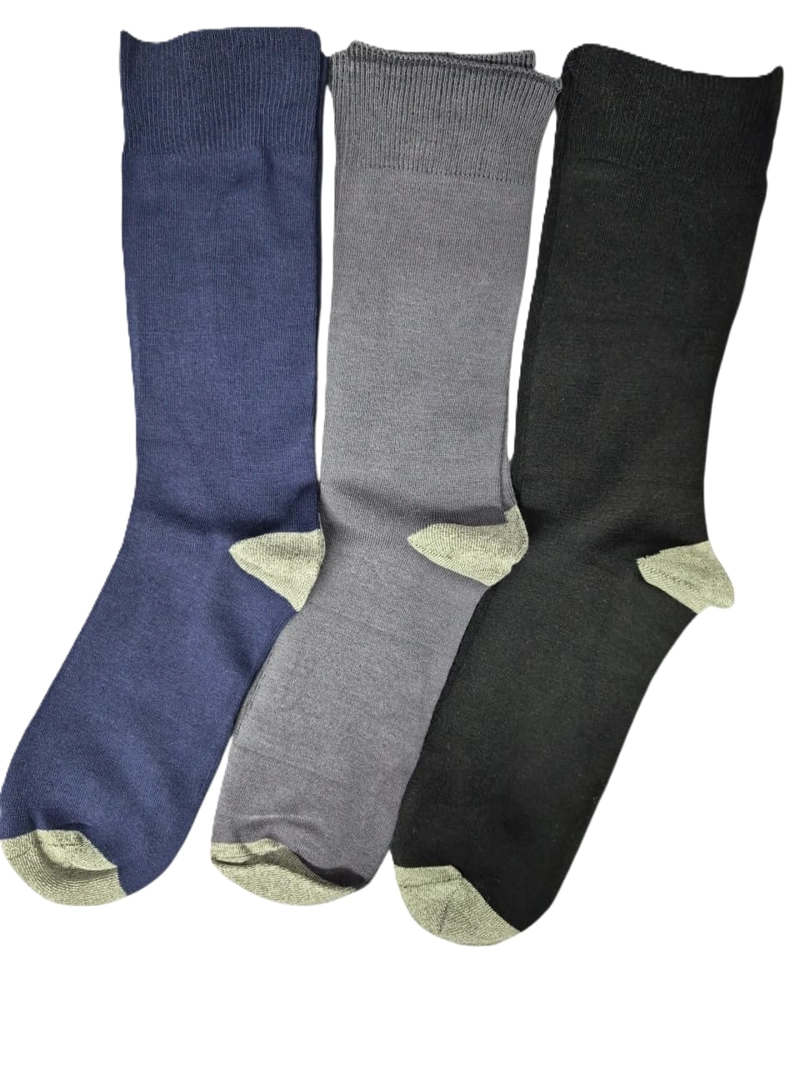 X6 CALCETIN DE VESTIR SIN COSTURAS PARA HOMBRE CON FIBRA DE BAMBU Y COBRE - 6