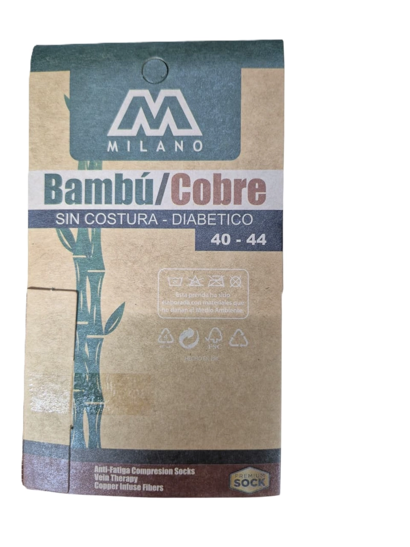 X6 CALCETIN DE VESTIR SIN COSTURAS PARA HOMBRE CON FIBRA DE BAMBU Y COBRE - 7
