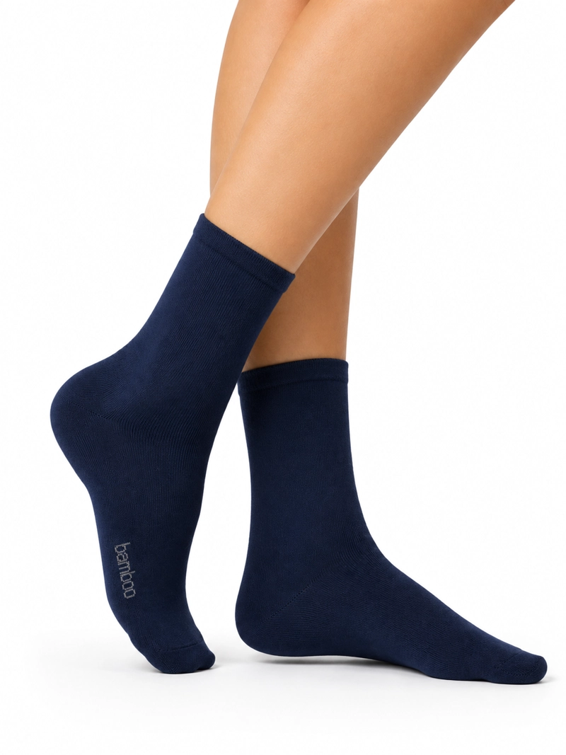 X6 CALCETINES CORTOS TIPO AMERICANO CON FIBRA DE BAMBU MUJER - 2